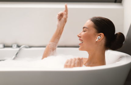Freistehende Badewanne trotz kleinem Bad 